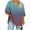 Navy, variant on cfhntfmh Women's Plus Size T Shirts Oversized 3/4 Sleeve Tees Summer V Neck Tunic Tops Fashion Beach Vacation Clothes