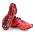thumbnail image 1 of BOODUN 1 par de zapatos de ciclismo antideslizantes transpirables para bicicleta de montaña hombres adultos rojo 39, 1 of 14