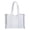 B, variant on Cotton Quilted Tote Bag - Zipper Beach Bag & Travel Bag Purse Reusable Grocery Bags for Shopping Grocery