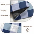 thumbnail image 6 of Navy Blue Plaid Area Rug 5x7 FT, Non Slip Bedroom Throw Carpet, Spring Farmhouse Buffalo Checkered Washable Soft Floor Carpet Non-Shedding Rug for Dining Room Bedside Classroom Desk, 6 of 9