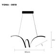 thumbnail image 3 of Lámpara Candil Modelo YONA Luxica Lighting Tipo Colgante, 3 of 7