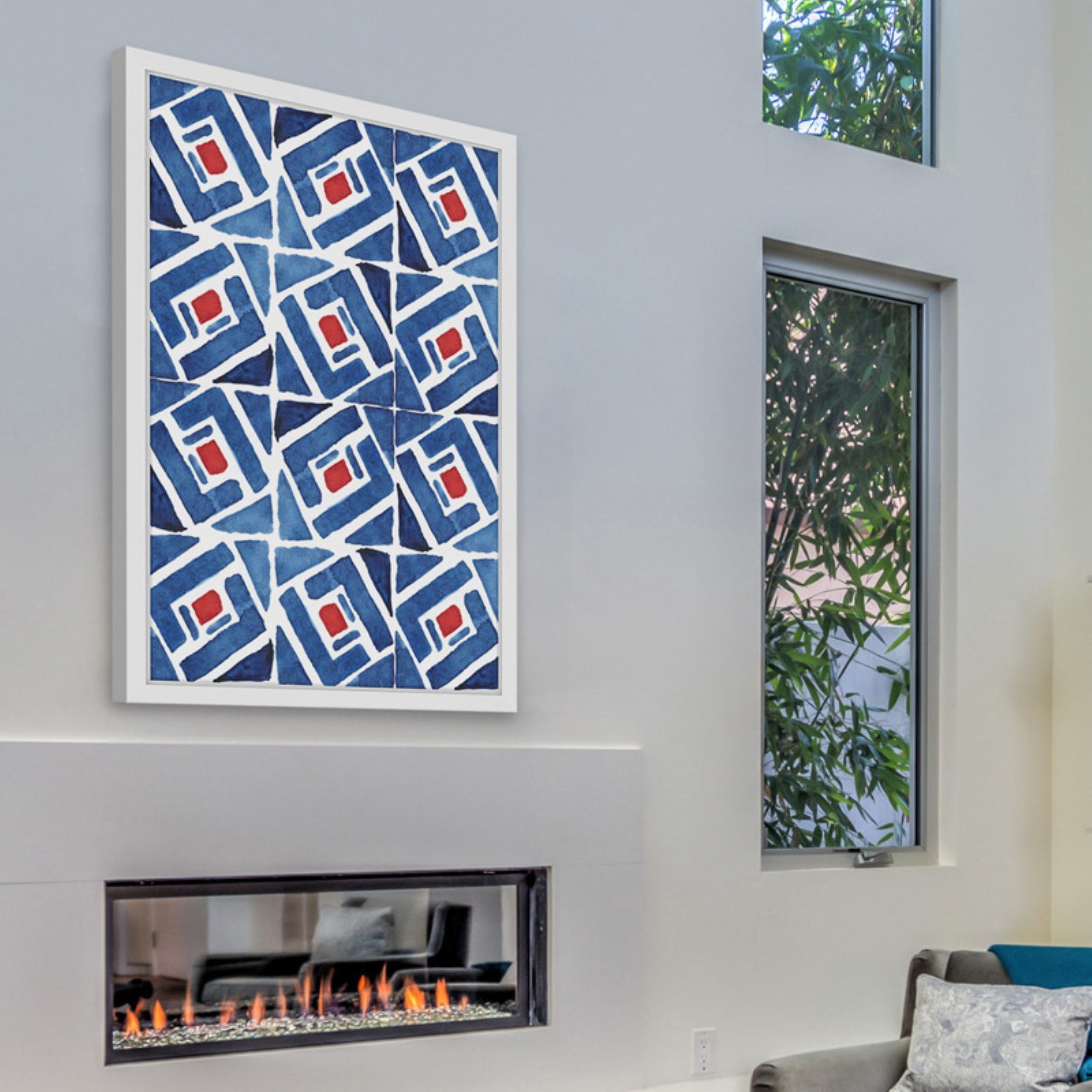Marmont Hill "Color Blocks" Framed Painting Print