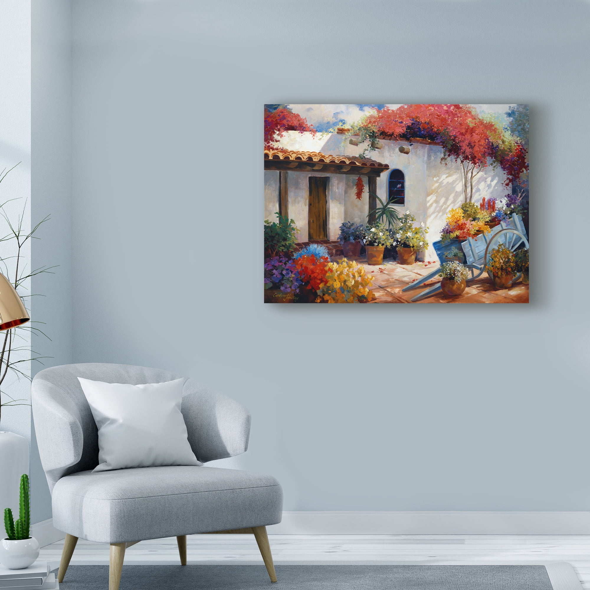 Trademark Fine Art 'Casa Paloma' Canvas Art by Carolyne Hawley