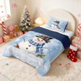 thumbnail image 2 of Manfei Frosty Comforter Set Twin, Pink, 2 Piece, 2 of 6