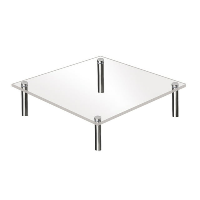 1 Set Acrylic Cake Stand Transparent Good Load Bearing High Strength Stable Food Grade Acrylic Cake Display Risers Stand Rack Party Supplies