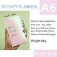 thumbnail image 1 of PEONAVET A Notebook A6 Mini Notebook Organizer Planner Daily Planner Notebook Travel Diary, 1 of 3