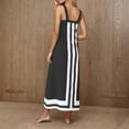 thumbnail image 4 of Taylonsss Robe Maxi Décontractée Élégante pour Femmes Sans Bretelles Col Carré Style Vacances à la Plage, 4 of 9