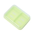 thumbnail image 3 of Jabonera de baño moderna con compartimentos y tapa protectora 2 piezas, 3 of 7