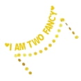 thumbnail image 2 of 2 Pcs Interesting Photo Props Birthday Banners Practical Paper Banners (Golden), 2 of 6