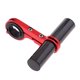 thumbnail image 2 of Soporte de Extensión Manillar Doble de Bici, Manillar de Soporte de Montaje de de Fibra de Carbono para Bicicleta Velocímetro 31.8mm rojo Macarena Extensor de manillar, 2 of 8