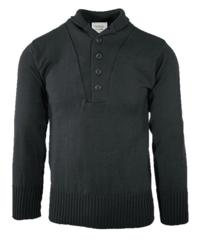 5 Button Sweater, 100% Knitted Wool 