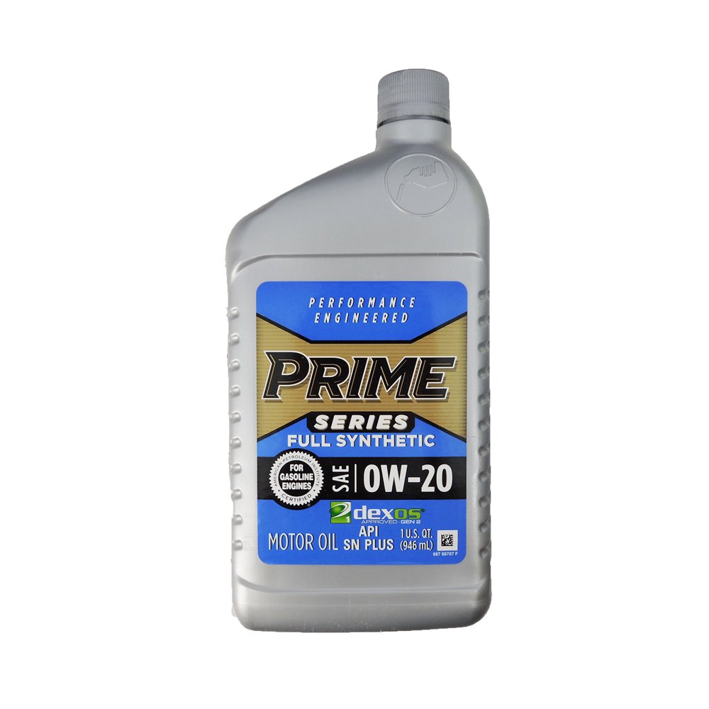Prime Series Full Synthetic Motor Oil SAE 0W20 (6 pk., 1qt. bottles