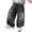 Dark Blue, variant on Boys Y2K Baggy Jeans Wide Leg Skater Pants Loose Fit Denim Pants Long Trousers Painted Streetwear Fashion Rock Grunge Cool