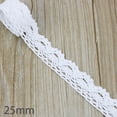 thumbnail image 4 of (5 metros/rollo) cintas de red de encaje bordado de algodón blanco adorno de tela DIY decorar costura materiales artesanales hechos a mano, 4 of 5