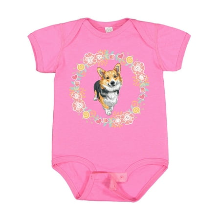 

Inktastic Corgi Gifts for Dog Lovers Gift Baby Girl Bodysuit