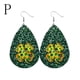 thumbnail image 1 of Pendientes para mujer, regalos para mujer, pendientes de San Patricio, pendientes de sombrero verde geométrico irlandés, joyería para mujer, pendientes de moda., 1 of 2
