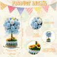 thumbnail image 6 of Easter Egg Tree Tabletop Decor, Artificial Egg Centerpiece with Pink Ribbon & Spring Flowers, Festive Table Decoration for Easter Party & Home, 6 of 9