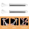 thumbnail image 3 of Phenofice 2PCS Oyster Shucker Tool Silver Stainless Steel Cleaning Poultry Rounded Blade for Home Cooks, 3 of 8