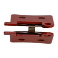 thumbnail image 2 of 2 Paires Frein à Disque pour Vélos Électriques Étriers Frein en Métal Semi-Métal Rouge, 2 of 9
