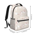 thumbnail image 2 of Pofeuu Beautiful Rabbit Print Backpack for Men and Women - Basic Bookbag Casual Daypack Backpacks for College Work Travel-One Size, 2 of 5