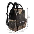 thumbnail image 2 of Easygdp Starry Night Black Sheep para Bolsa de Bebé de Gran Capacidad con Múltiples Bolsillos, Bolsa de Pañales para Padres, Bolsa de Viaje Organizada y Elegante, 2 of 6