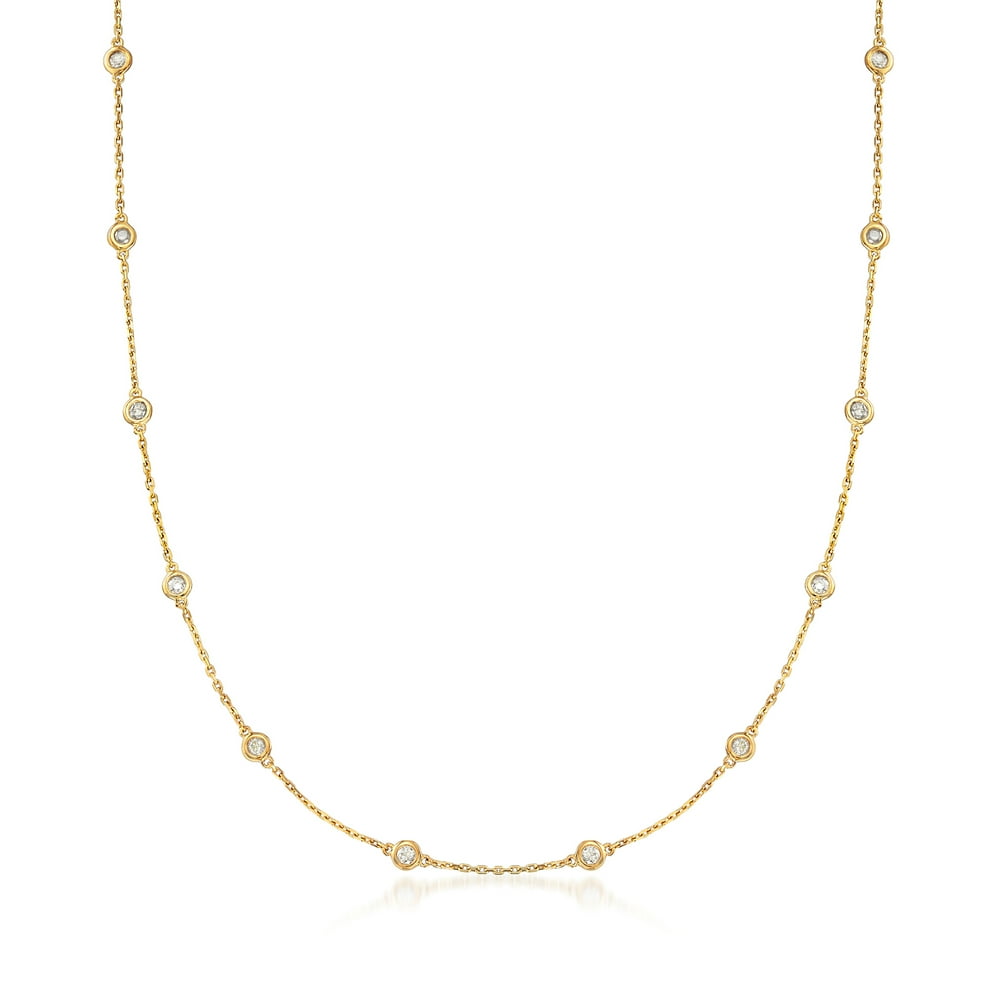 RossSimons RossSimons 1.00 ct. t.w. BezelSet Diamond Station