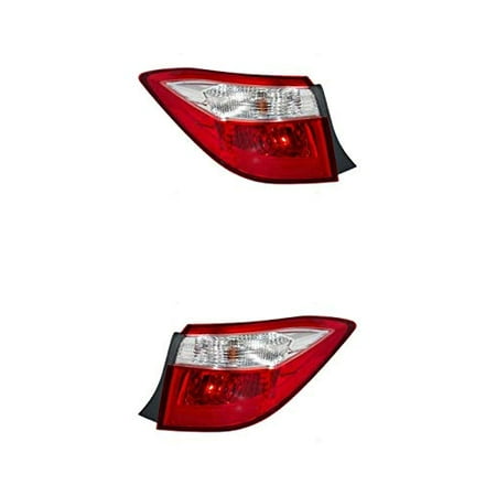 - Tail Light - Depo Fit/For 265503AN0A, 265553AN0A 14-16 Toyota Corolla Both Pair, Left Driver Right Passenger Hand Outer - On Body (NSF-Certified)