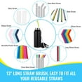 thumbnail image 5 of Emlimny Bottle Cleaning Brush Set - Long Handle Bottle Cleaner for Washing Narrow Neck Beer Bottles, Sports Water Bottles with Straw Brush, Kettle Spout/Lid Cleaner Brushes, 5 of 6