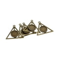 thumbnail image 4 of Joyería BLESIY 20 piezas para colgante triángulo cabujón bronce, 4 of 8