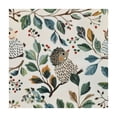 thumbnail image 4 of WYYP Leaves Flowers Vintage Square Fitted Tablecloth 100% Polyester Fiber 46*46, 4 of 8