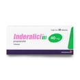 thumbnail image 1 of Inderalici Propranolol 40 mg 30 tabletas, 1 of 4
