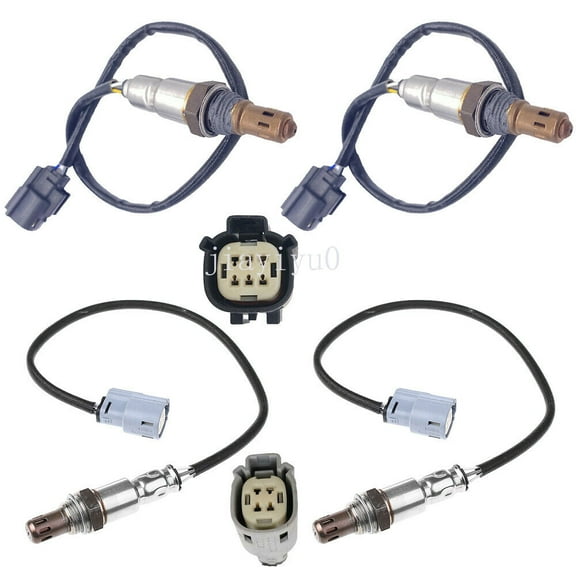 4pcs Oxygen O2 Sensor 1&2 For 2016 2017 2018 for Lincoln MKT MKX V6 3.7L Upper Lower