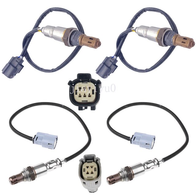 4 Pcs Capteur Oxygène O2 O2 1&2 pour 2015-2018 pour Ford Edge V6 3.5L Amont+aval