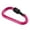 Red, variant on erfcxs D Type Carabiner Thickened 8CM Locking Quick Release Nut Buckle Hook Aluminum Alloy Backpack Clip