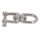 thumbnail image 2 of Conector de anillo de grillete, grillete de doble mandíbula Dispositivo profesional de grillete rodante de acero inoxidable con grillete de doble mandíbula Rendimiento inigualable, 2 of 8