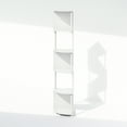 thumbnail image 4 of Furinno Basic 5-Tier Zigzag Corner Multipurpose Standing Shelf, White/White, 4 of 6