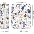 thumbnail image 5 of Organizador de bolígrafos de gran capacidad para rotuladores o rotuladores de acuarela con capacidad para 202 lápices de colores o 136 estuches para bolígrafos con cierre de cremallera Feliz Sencillez, 5 of 5