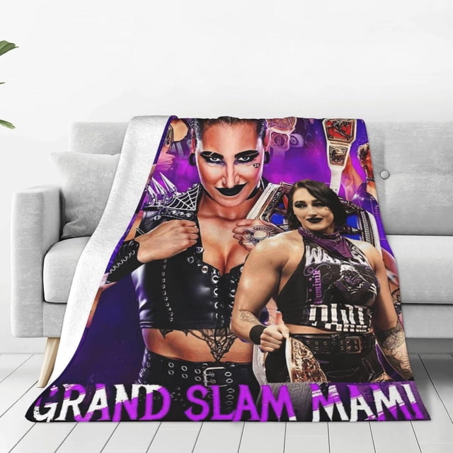 Couverture Légère Rhea Wrestler Ripley pour Climatiseur, Couverture King Size pour Toutes les Saisons, Couvertures Douces pour Voiture et Course 40"x30 Pouces