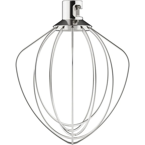 Stainless Steel 6-Wire Whip for Kitchenaid Whisk Attachment, Fits KitchenAid Tilt-Head Stand Mixer Replace K45WW, For Kitchenaid Mixer Attachments Egg Cream Stirrer, Flour Cake Whisk