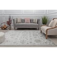 thumbnail image 4 of Rugs America Silas SM20B White Opulence Abstract Vintage White Area Rug, 8'0"X10'0", 4 of 6
