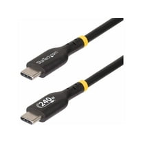 StarTech.com 3ft USB-C Charging Cable, USB-IF Certified USB C Cable, 240W PD EPR, USB 2.0 Type-C Laptop Charger Cord, TPE Jacket, M/M