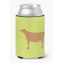 Carolines Treasures BB7655CC Jersey Cow Green Can or Bottle Hugger