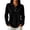 455#Black, variant on Long Sleeve Polo Shirts for Women Button Collared Retro Cute Golf Dressy Office Casual Shirts