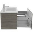 thumbnail image 3 of Nameeks ACF DA05-Grey Walnut Dadila 33" Wall Mounted Single Basin Vanity Set - Grey Walnut, 3 of 7
