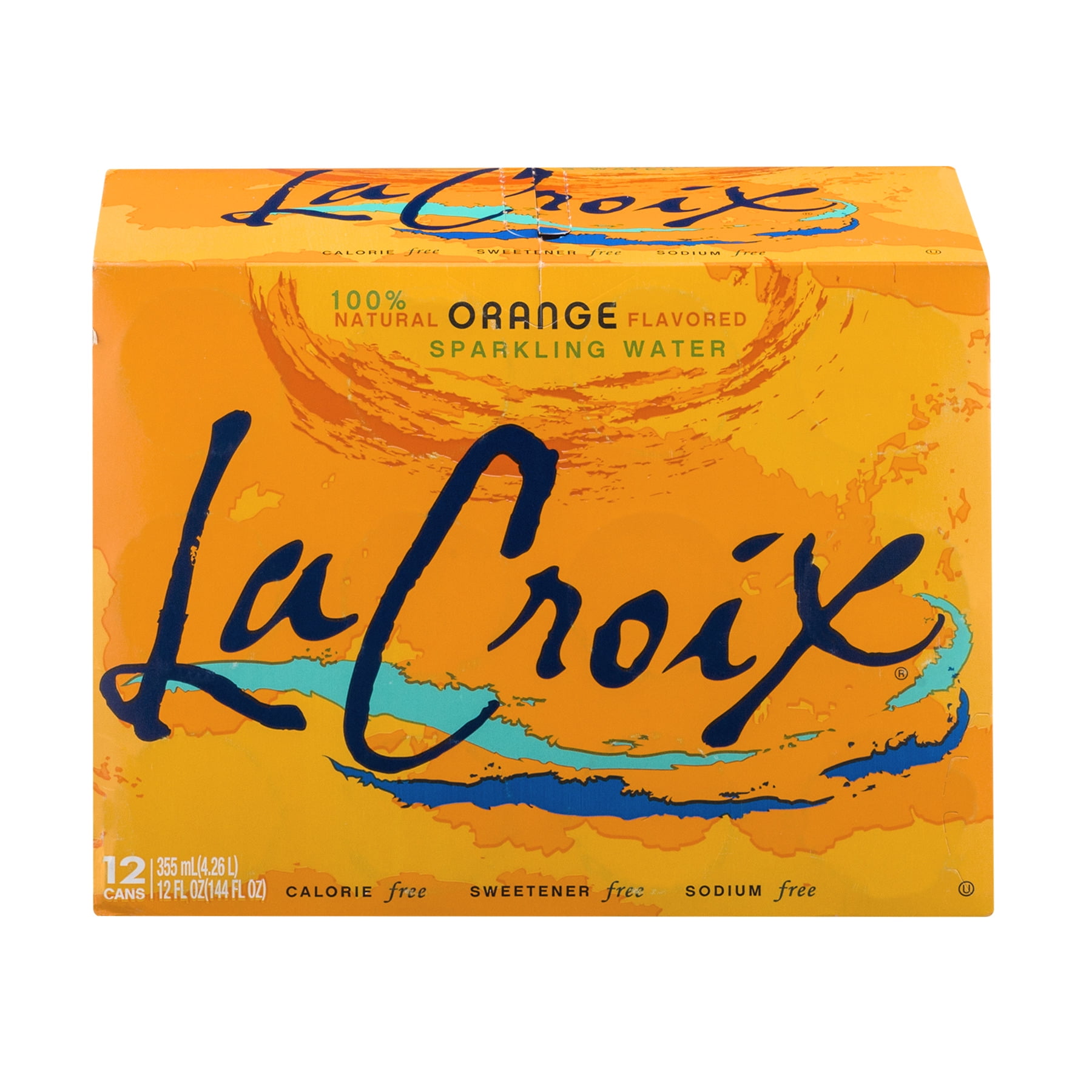 LaCroix Sparkling Water, Orange Flavor, 12 oz cans