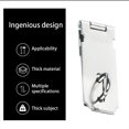 thumbnail image 3 of Padlock Hasp Stainless Steel Window Cupboard Locker Mailbox Lock Plate Hotel Office Outdoor Gate Shed Safety Latch Anti-lost 5 Inch, 3 of 9