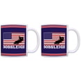 thumbnail image 1 of ThisWear American Pride Bobsleigh United States Flag Bobsledding Gifts 11 ounce 2 Pack Coffee Mugs Blue, 1 of 4