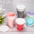thumbnail image 5 of Uxcell Collapsible Cup, 2 Pack 200mL Travel Folding Cup for Camping, Yellow, 5 of 6