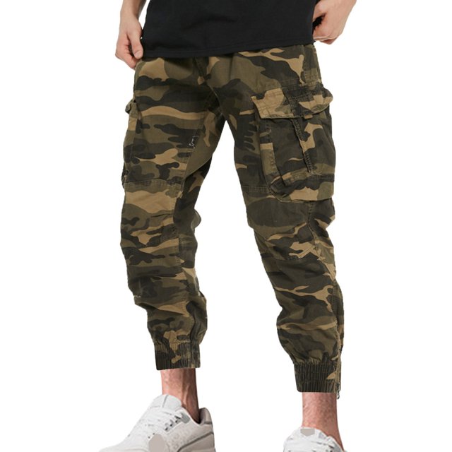 RKSTN Mens Sweatpants Men's Side Pockets Small Feet Tight Fitting Pants Full Length Pants Mens Pants