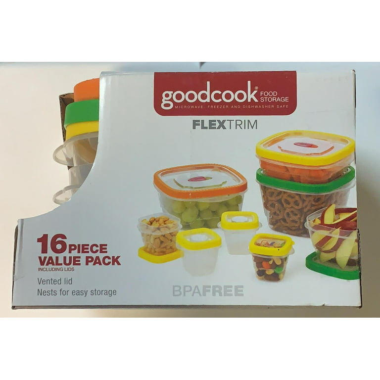 Goodcook Containers + Lids, 10 Pack - 10 pack